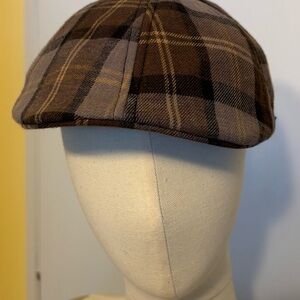 London Fog S/M Unisex Gatsy Newsboy Cabbie Scully Irish Stylish Plaid Flatcap